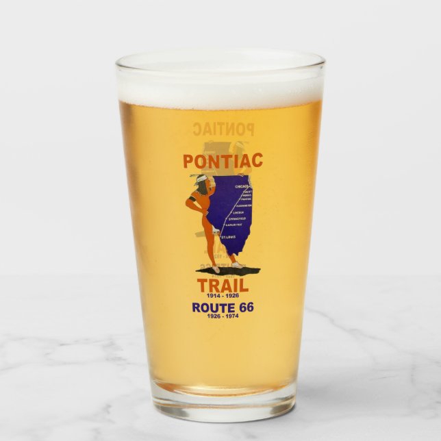 The Illinois Pontiac Trail, before Route 66 Glass (Front Filled)