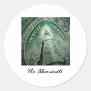 The Illuminati Classic Round Sticker