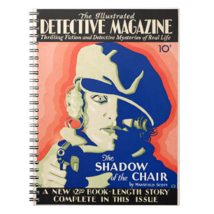 The Illustrated Detective Magazine 1930 Crime Noir Notebook