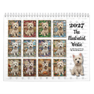The Illustrated Westie 2027 Calendar