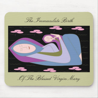 THE IMMACULATE BIRTH OF THE BLESSED VIRGIN MARY MOUSE MAT