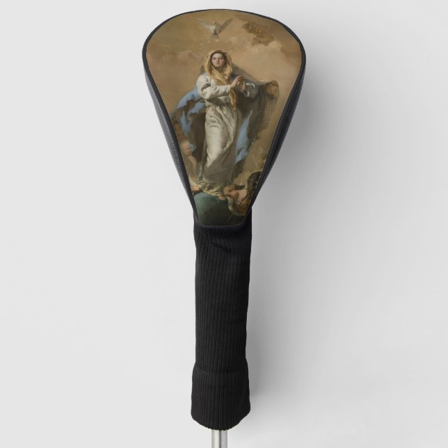 The Immaculate Conception by Giovanni Tiepolo Golf Head Cover (Front)