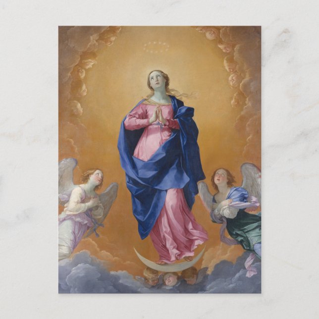 The Immaculate Conception by Guido Reni Postcard (Front)