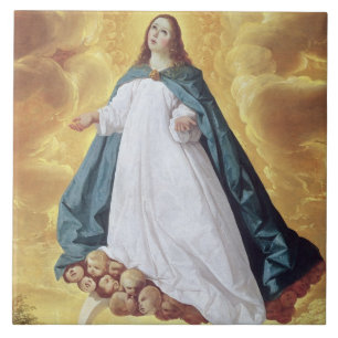 The Immaculate Conception, c.1628-30 (oil on canva Tile