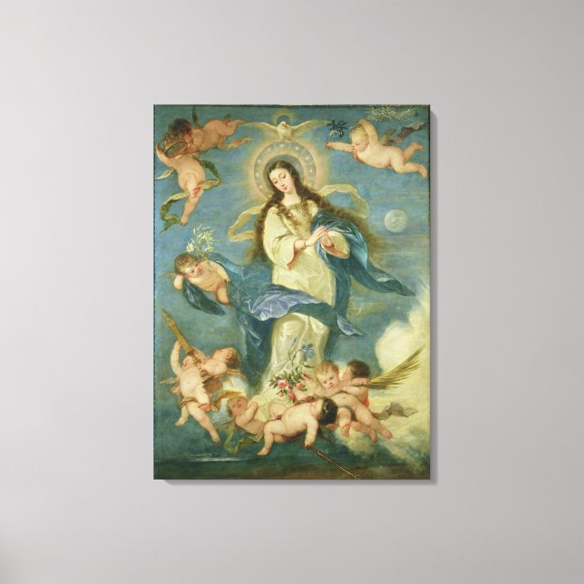The Immaculate Conception Canvas Print (Front)