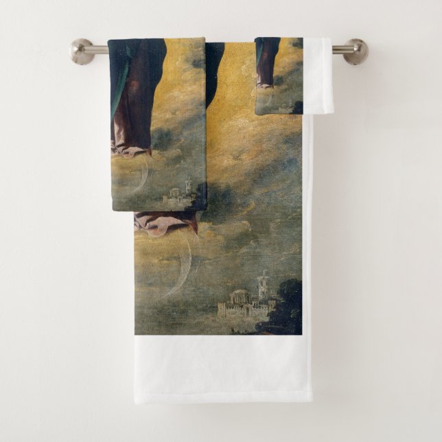 The Immaculate Conception Celestial Radiance Art Bath Towel Set (Insitu)