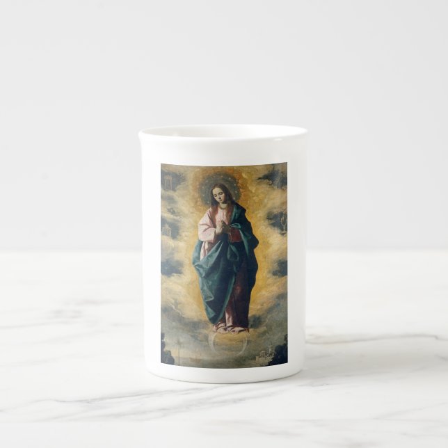 The Immaculate Conception Celestial Radiance Art Bone China Mug (Front)