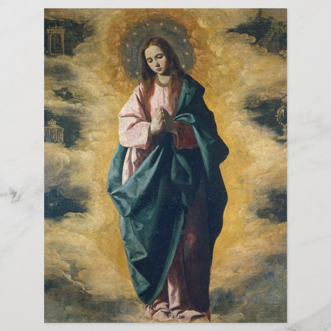 The Immaculate Conception Celestial Radiance Art Flyer (Front)