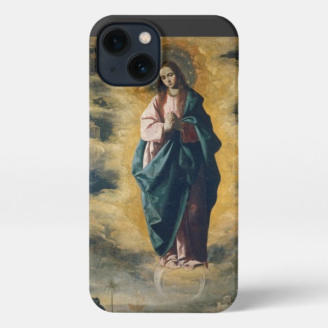 The Immaculate Conception Celestial Radiance Art iPhone Case (Back)