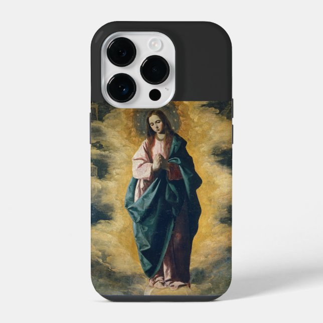 The Immaculate Conception Celestial Radiance Art iPhone Case (Back)