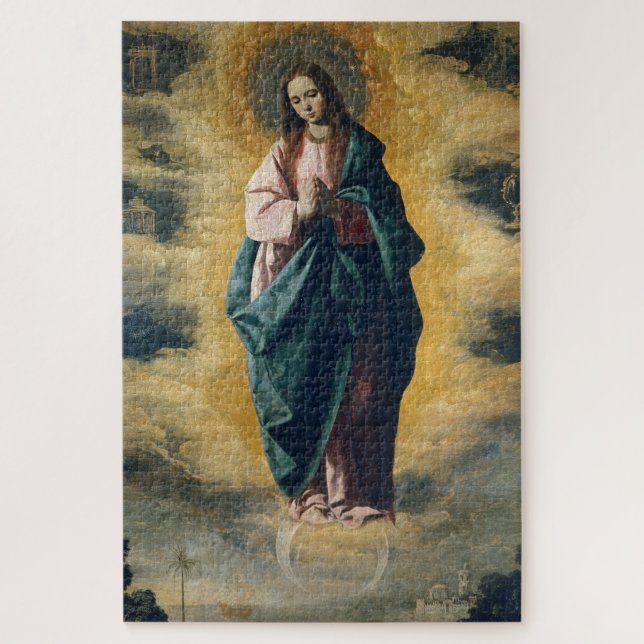 The Immaculate Conception Celestial Radiance Art Jigsaw Puzzle (Vertical)