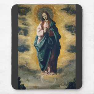 The Immaculate Conception Celestial Radiance Art Mouse Mat