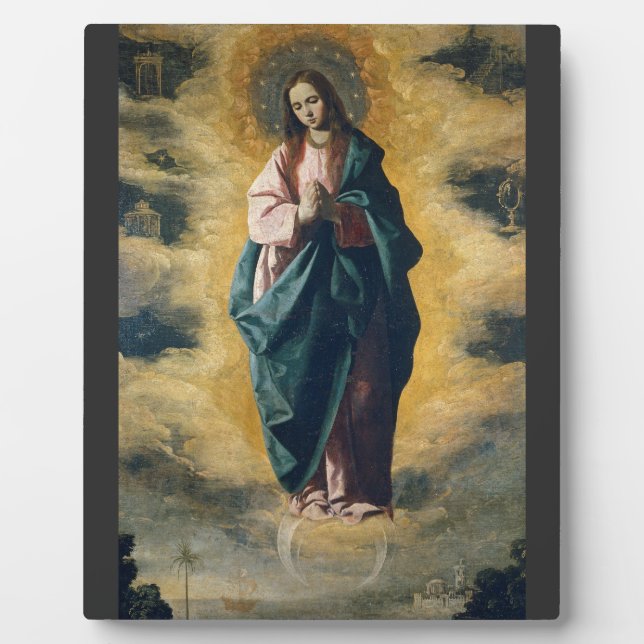 The Immaculate Conception Celestial Radiance Art Plaque (Front)
