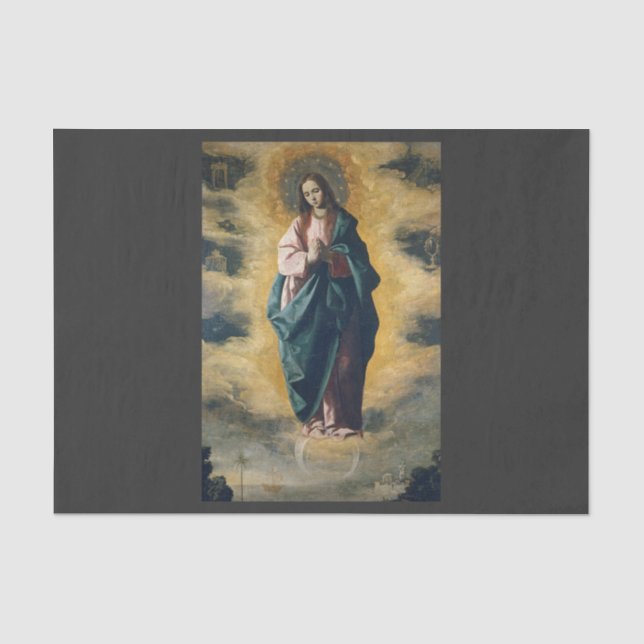 The Immaculate Conception Celestial Radiance Art Tissue Paper (Front)