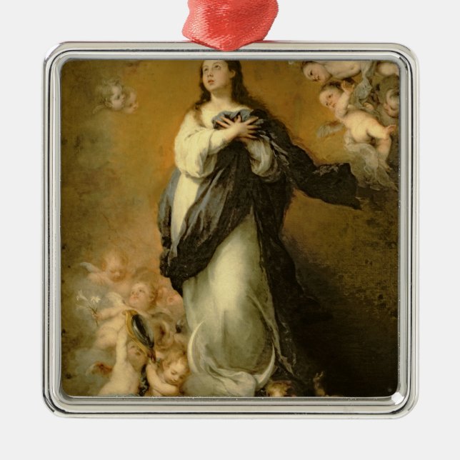 The Immaculate Conception Metal Tree Decoration (Front)