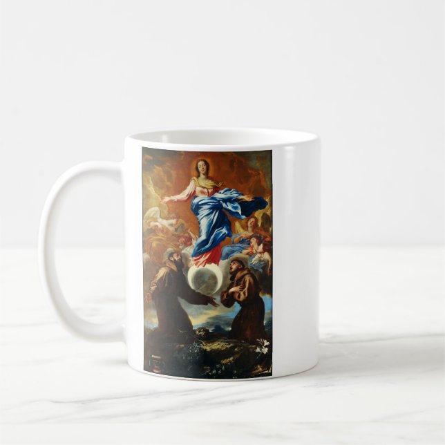 The Immaculate Conception of Virgin Mary Coffee Mug (Left)