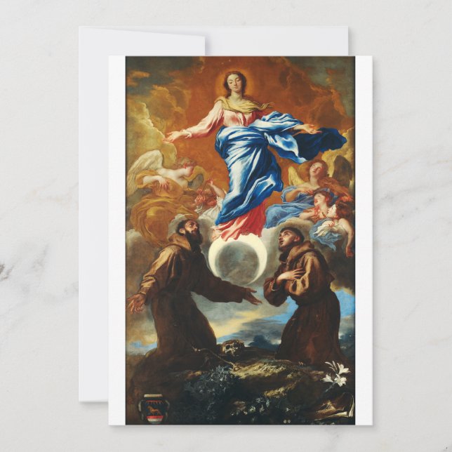 The Immaculate Conception of Virgin Mary Invitation (Front)