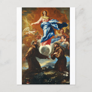 The Immaculate Conception of Virgin Mary Postcard
