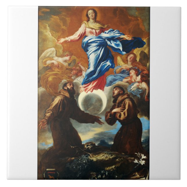 The Immaculate Conception of Virgin Mary Tile (Front)