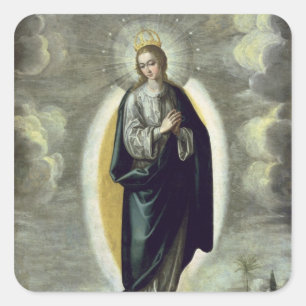 The Immaculate Conception Square Sticker