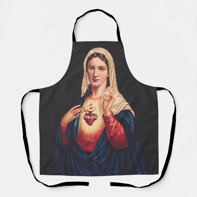 The Immaculate Heart of Mary Apron (Front)