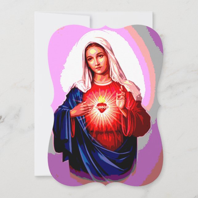 The Immaculate Heart of Mary Card (Front)