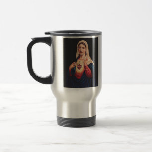 The Immaculate Heart of Mary Travel Mug