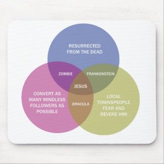 The Immaculate Venn Diagram Mouse Mat