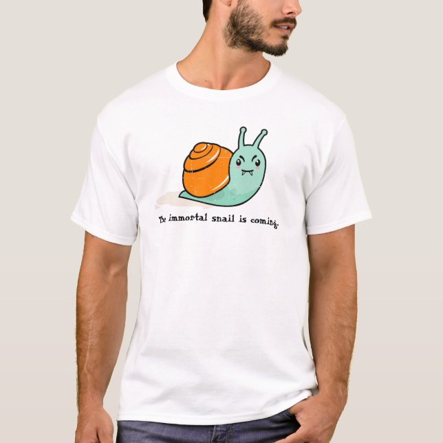 The Immortal Snail (Snail Assassin) T-Shirt (Front)