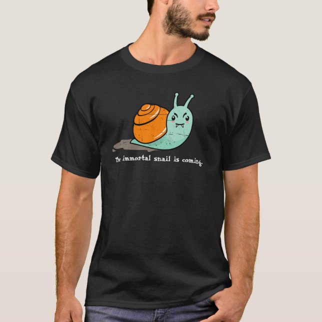 The Immortal Snail (Snail Assassin) T-Shirt (Front)