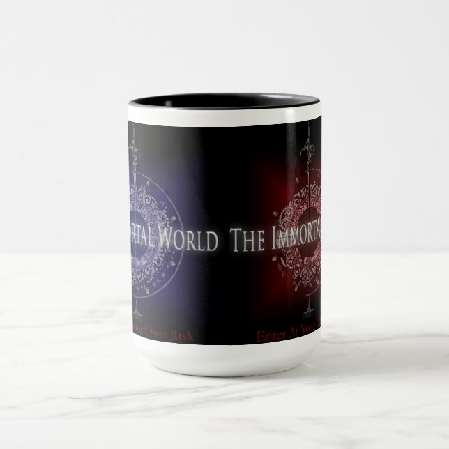The Immortal World Dual Logo Mug (Center)