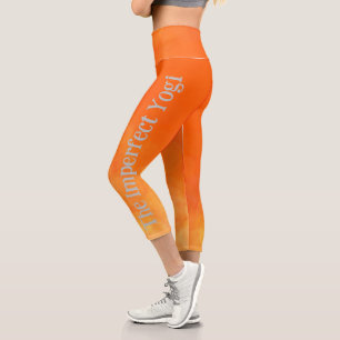 The Imperfect Yogi Capri Yoga Pant Orange