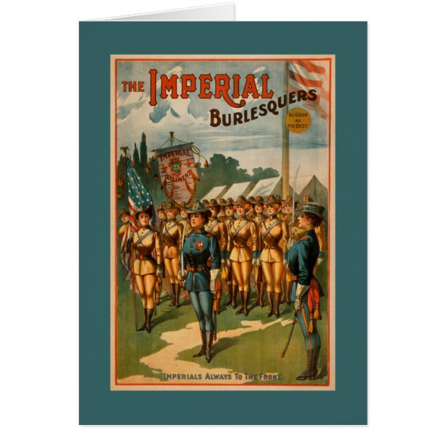 The Imperial Burlesquers Female Soldiers Play (Front)