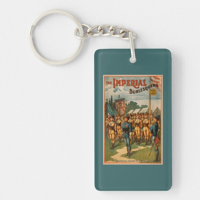 The Imperial Burlesquers Female Soldiers Play Key Ring (Front)