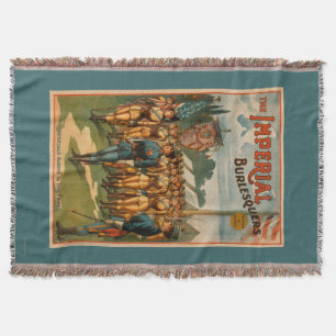 The Imperial Burlesquers Female Soldiers Play Throw Blanket