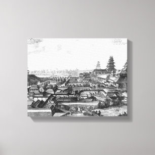 The Imperial Palace in Ido, Japan Canvas Print