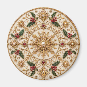 The Imperial Winter Mandala Magnet