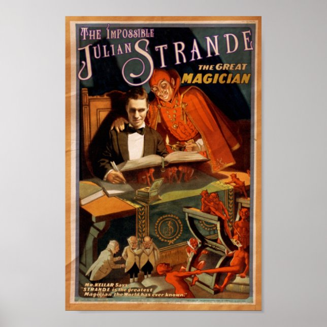 "The Impossible Julian Strande" Vintage Poster (Front)