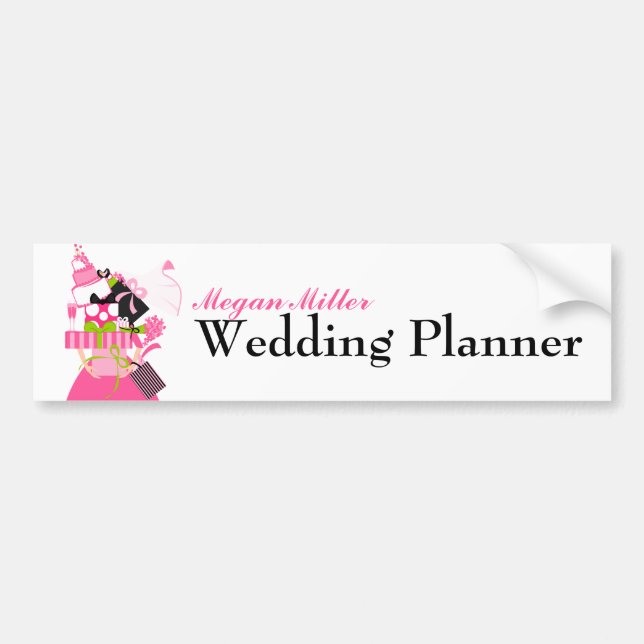The Impossible Wedding Stack Bumper Sticker (Front)