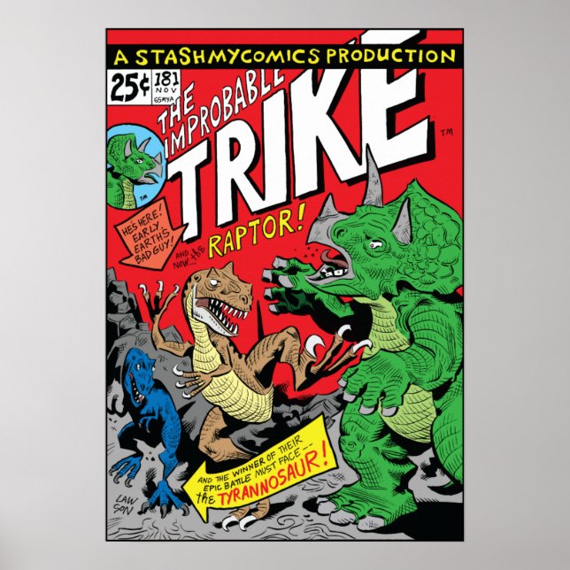 The Improbable Trike by Jim Lawson Print/Poster Poster (Front)