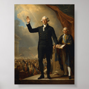 The Inauguration of President George Washington Poster
