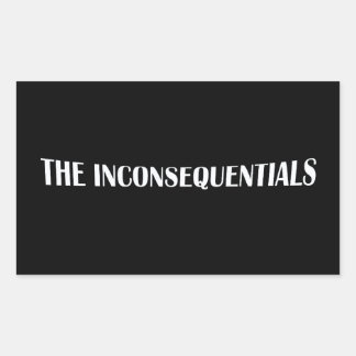 The Inconsequentials We the People ALL the People Rectangular Sticker
