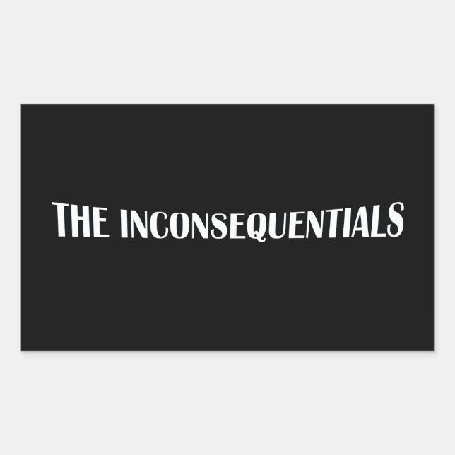 The Inconsequentials We the People ALL the People Rectangular Sticker (Front)