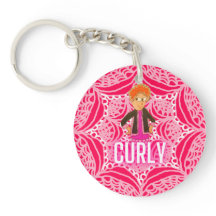 The Incredible 5 Curly Keychain by Jenn Webster