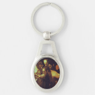 The Incredulity of Saint Thomas by Caravaggio Key Ring