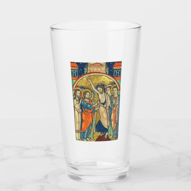 The Incredulity of St Thomas from Psalter  Glass (Front)