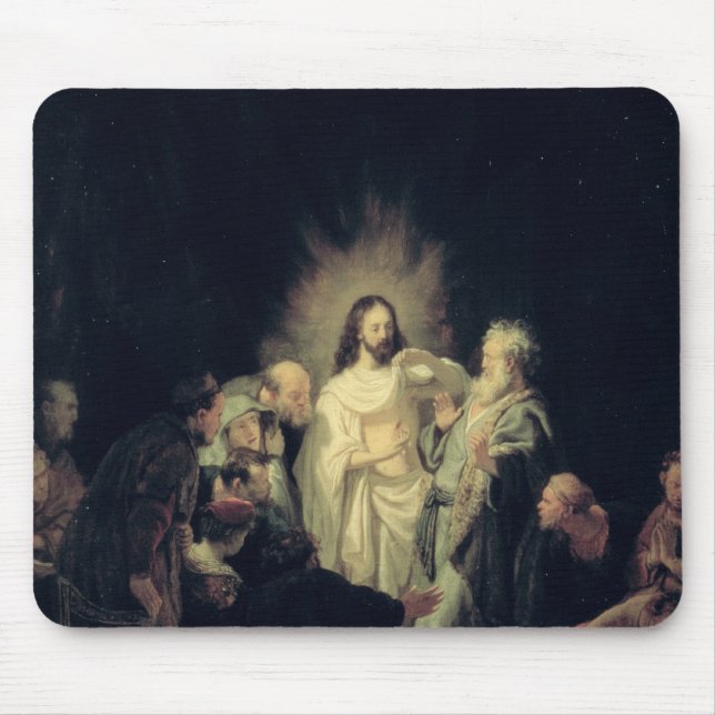 The Incredulity of St. Thomas Mouse Mat (Front)