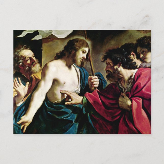 The Incredulity of St. Thomas Postcard (Front)