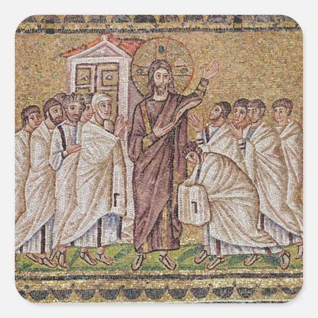 The Incredulity of St. Thomas Square Sticker (Front)
