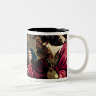 The Incredulity of St. Thomas Two-Tone Coffee Mug